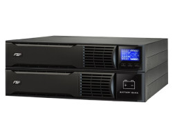 Fortron Source Eufo Tower/Rack 3000VA/2700W, Line-interactive, USB, RS-232, EPO, 8×IEC, RJ11/RJ45, 6×9Ah, 4min. autonomija, LCD