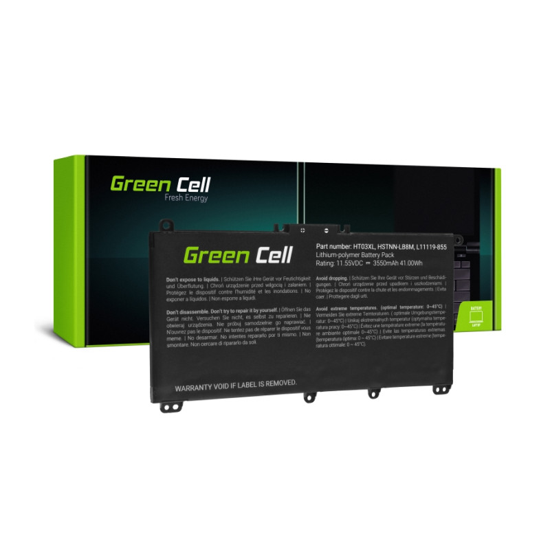 Green Cell (HP163) baterija 3550 mAh,11.55V HT03XL do HP 240 G7 245 G7 250 G7 255 G7, HP 14 15 17, HP Pavilion 14 15-6
