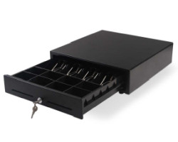 Kasrow POS Ladica za novac EUR, 410×420×100mm crna (KER-410)-1