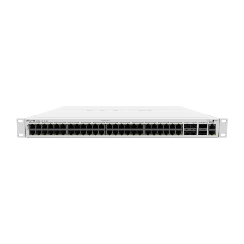 Switch Mikrotik CRS354-48P-4S+2Q+RM 48xG-LAN (svi PoE-out), 4x10G SFP+, 2x40G QSFP+ cages, RouterOS L5, 1U rackmount-16