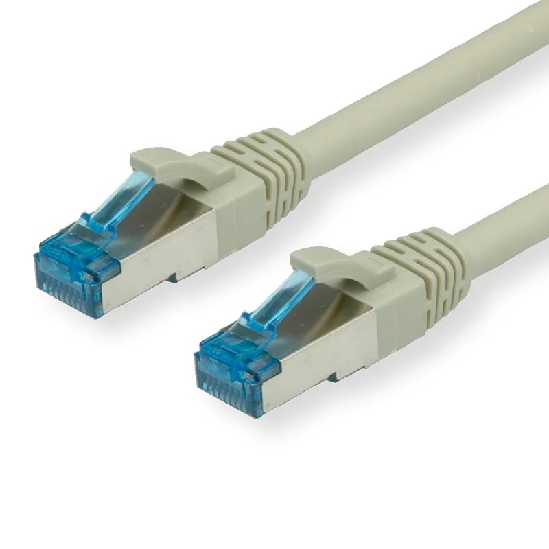 Roline VALUE S/FTP mrežni kabel Cat.6a sivi, 1.0m-0