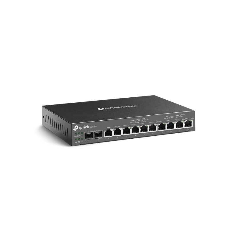 TP-Link Omada Gigabit 3in1 VPN usmjerivač (Router/PoE switch/controller), 8×G-LAN PoE-out, 802.3at/af, 110W, 2×G-WAN/LAN SFP, 1×G-WAN, 1×G-WAN/LAN-5