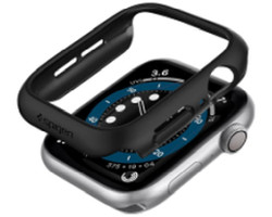 Zaštitna maska za Apple pametni sat SPIGEN Thin Fit, crna - Apple Watch SE 2022/6/SE/5/4