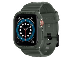Spigen Rugged Armor Pro, zaštitna maska za Apple pametni sat, zelena - Apple Watch 8/7 (45mm)/SE 2022/6/SE/5/4 (44mm)