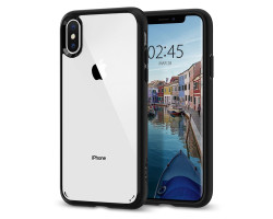 Spigen Ultra Hybrid, zaštitna maska za telefon, mat crna - iPhone XS/X-0