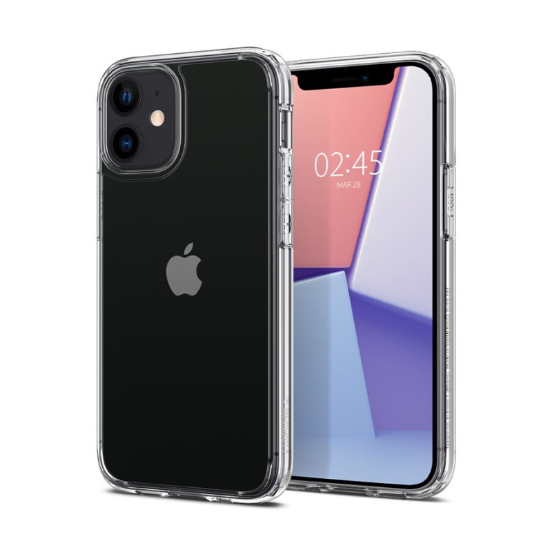 Spigen Ultra Hybrid, zaštitna maska za telefon prozirna - iPhone 12 mini-0