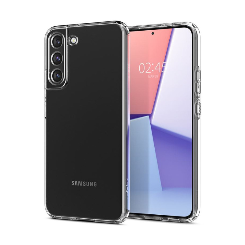 Spigen Liquid Crystal, zaštitna maska za telefon prozirna - Samsung Galaxy S22-1
