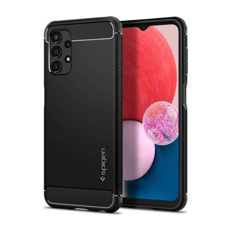 Spigen Rugged Armor, zaštitna maska za telefon crna - Samsung Galaxy A13-1