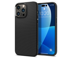 Spigen Liquid Air, zaštitna maska za telefon, mat crna - iPhone 14 Pro Max