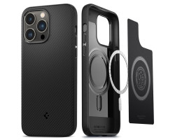 Spigen Mag Armor MagSafe, zaštitna maska za telefon, mat crna - iPhone 14 Pro-0