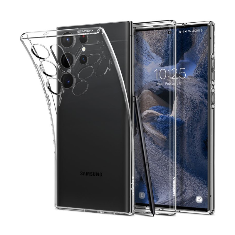 Spigen Liquid Crystal, zaštitna maska za telefon prozirna - Samsung Galaxy S23 Ultra-1