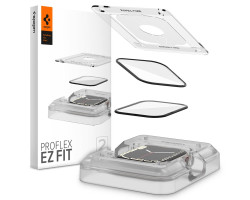Spigen ProFlex EZ Fit, zaštitno staklo za Apple pametni sat, 2 kom + okvir za poravnanje - Apple Watch 8/7 41mm