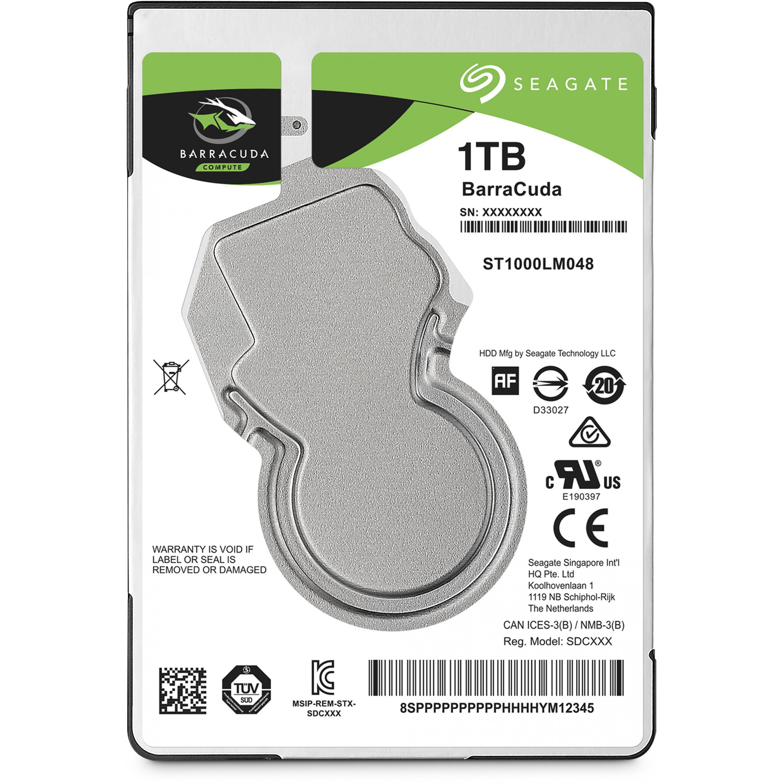 Tvrdi disk SEAGATE Barracuda (1tb, 2.5", 5400rpm, 128mb cache, 7mm)-12