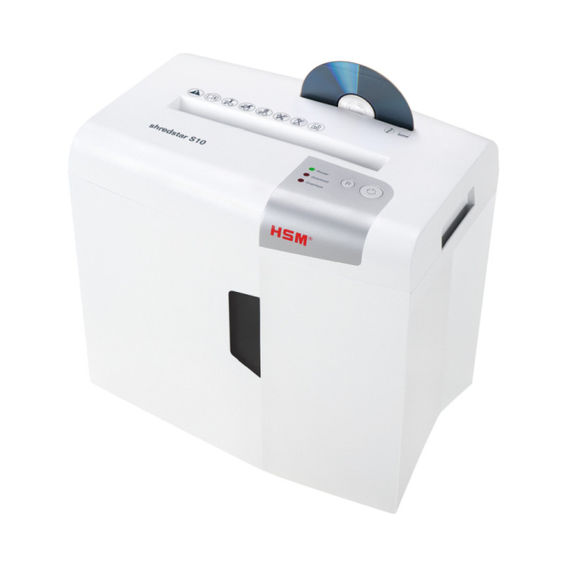 HSM shredstar S10 uništavač dokumenata + CD medija, trakasti rez, 6mm, razina sigurnosti E-2/O-1/P-2/T-1, kapacitet 18l-1