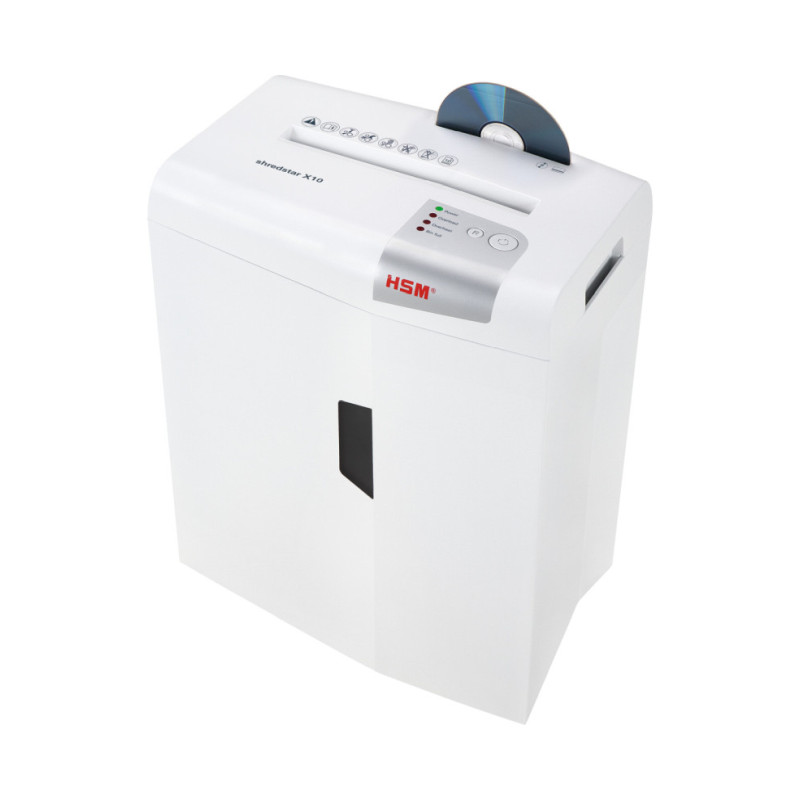 HSM shredstar X10 uništavač dokumenata + CD medija, trakasti i poprečni rez, 4.5×30mm, razina sigurnosti E-2/F-1/O-1/P-4/T-2, kapacitet 20l-1