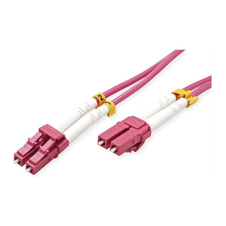 Roline VALUE optički kabel 50/125µm LC/LC Duplex, OM4, 7.0m, ljubičasti-1