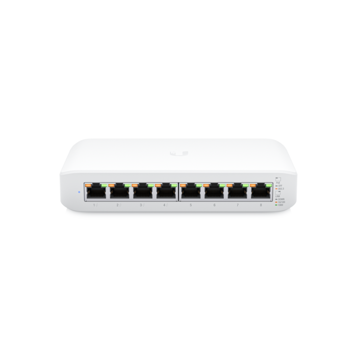 Ubiquiti UniFi Managed 8-port Gigabit Switch (4-port PoE+) 52W (USW-LITE-8-PoE)-13