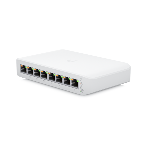 Ubiquiti UniFi Managed 8-port Gigabit Switch (4-port PoE+) 52W (USW-LITE-8-PoE)-4