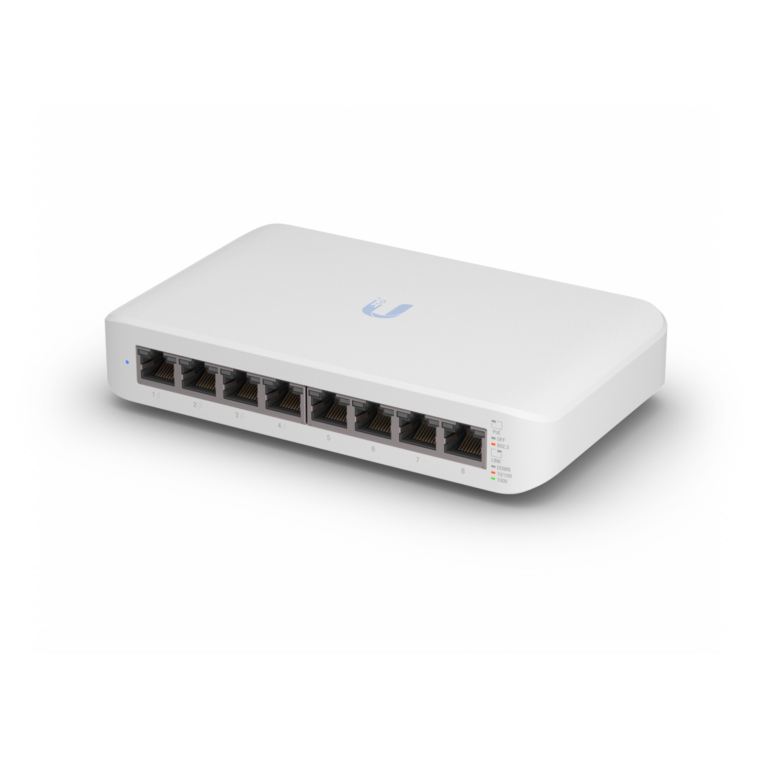 Ubiquiti UniFi Managed 8-port Gigabit Switch (4-port PoE+) 52W (USW-LITE-8-PoE)-7