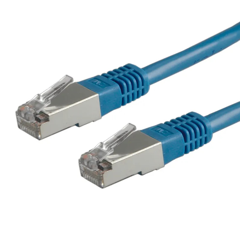 Roline VALUE S/FTP (PiMF) mrežni kabel oklopljeni Cat.6, 10m plavi-0