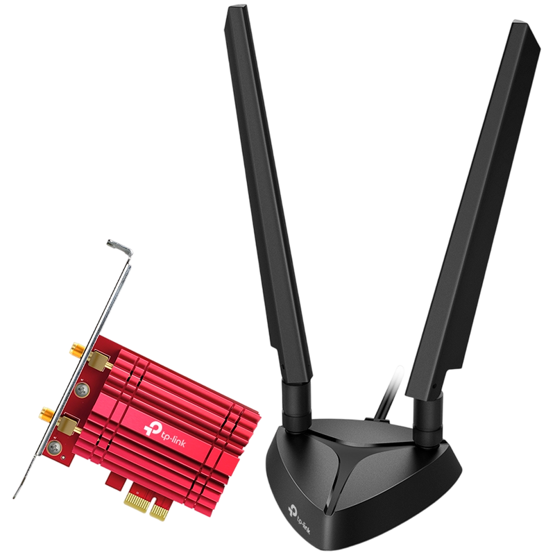 TP-Link AX5400 Archer TXE75E bežični Tri-Band Wi-Fi 6E BT5.3 PCI-E adapter 574Mbps/2402Mbps/2402Mbps (2.4GHz/5GHz/6GHz), 802.11ax/ac/n/a/g/b, 2×antene-1