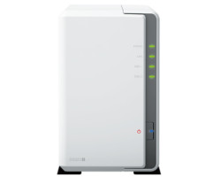 NAS server SYNOLOGY DS223j 2-bay (2.5"/3.5" HDD/SSD, 1GB DDR4, 1GbE, USB3.2 Gen1)