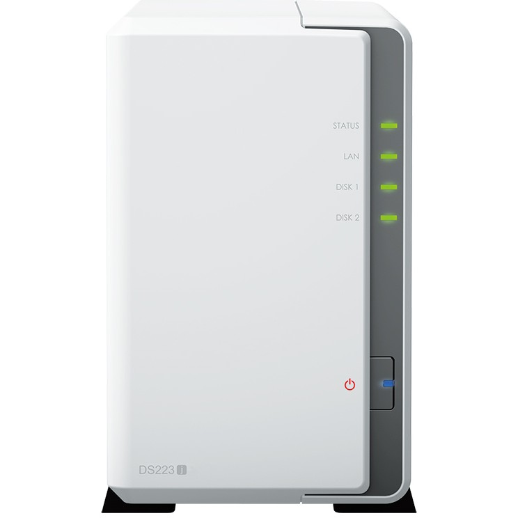 NAS server SYNOLOGY DS223j 2-bay (2.5"/3.5" HDD/SSD, 1GB DDR4, 1GbE, USB3.2 Gen1)-2