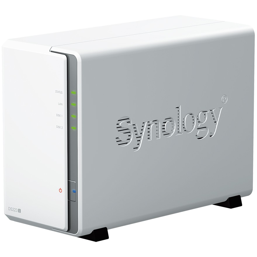 NAS server SYNOLOGY DS223j 2-bay (2.5"/3.5" HDD/SSD, 1GB DDR4, 1GbE, USB3.2 Gen1)-3