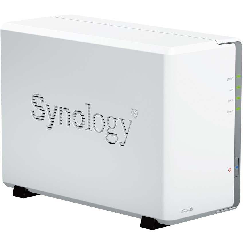 NAS server SYNOLOGY DS223j 2-bay (2.5"/3.5" HDD/SSD, 1GB DDR4, 1GbE, USB3.2 Gen1)-8
