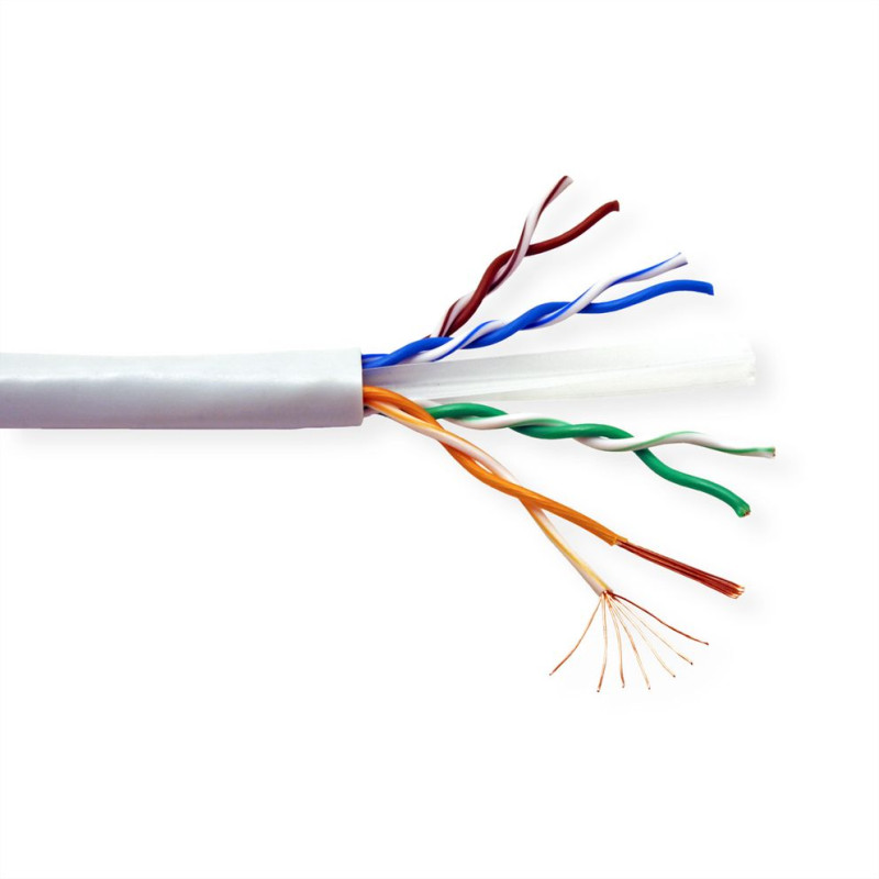 Mrežni kabel ROLINE UTP Cat.6/Class E, Stranded, 300m-0