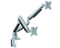 Roline VALUE LCD monitor dvostruki stolni pneumatski nosač, 6 spojeva, Pivot (max. dužina 580mm - nosivost 9kg)-2