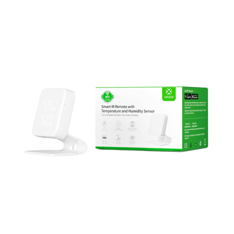 WOOX ZigBee Smart univerzalni IR daljinski upravljač sa senzorom temperature i vlage (R7246)-1