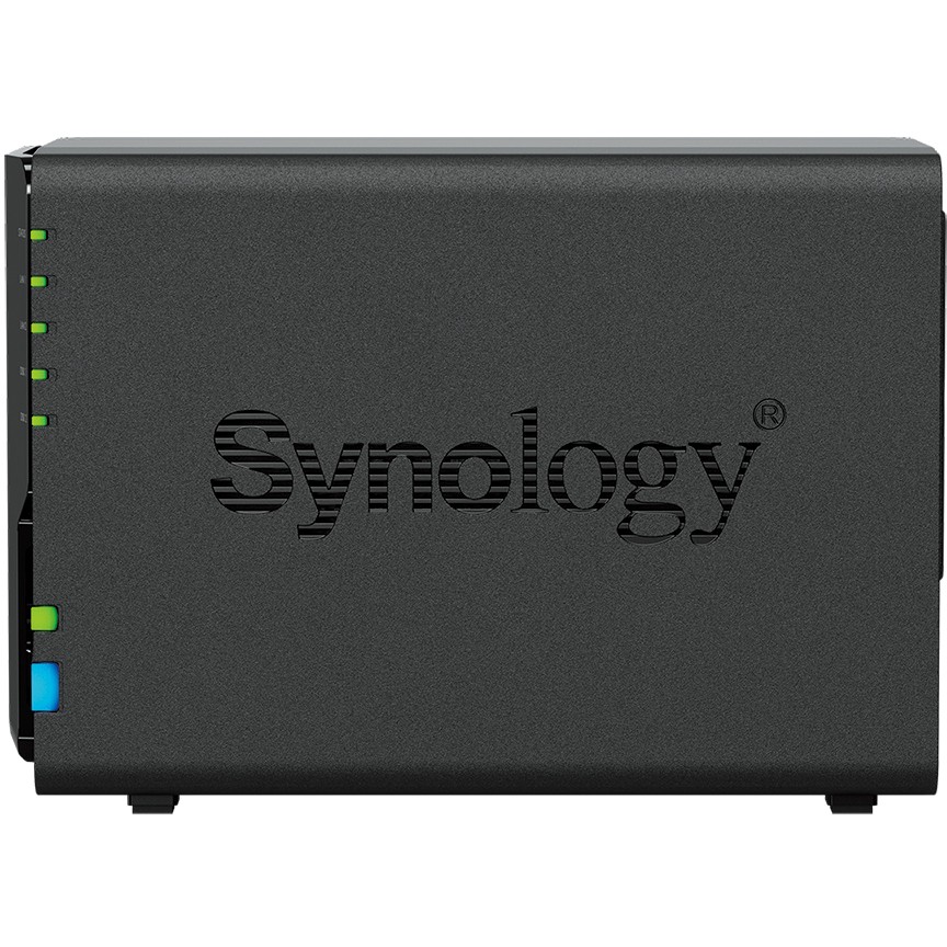 Synology DS224+ DiskStation 2-bay All-in-1 NAS server, 2.5"/3.5" HDD/SSD podrška, Hot Swappable HDD, Wake on LAN/WAN, 2GB, 2×1GbE-3