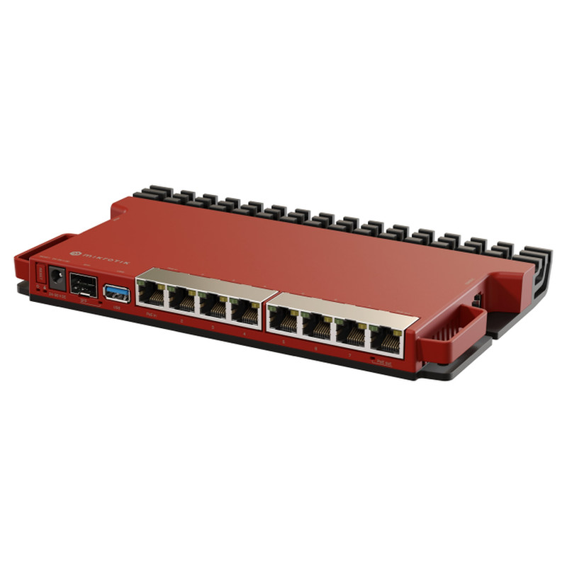 Router Mikrotik RouterBOARD L009UiGS-RM 800MHz CPU, 512MB RAM, 8×G-LAN, 1×2.5G SFP, USB, desktop/1U rackmount kućište-13