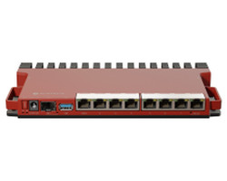 Router Mikrotik RouterBOARD L009UiGS-RM 800MHz CPU, 512MB RAM, 8×G-LAN, 1×2.5G SFP, USB, desktop/1U rackmount kućište-0