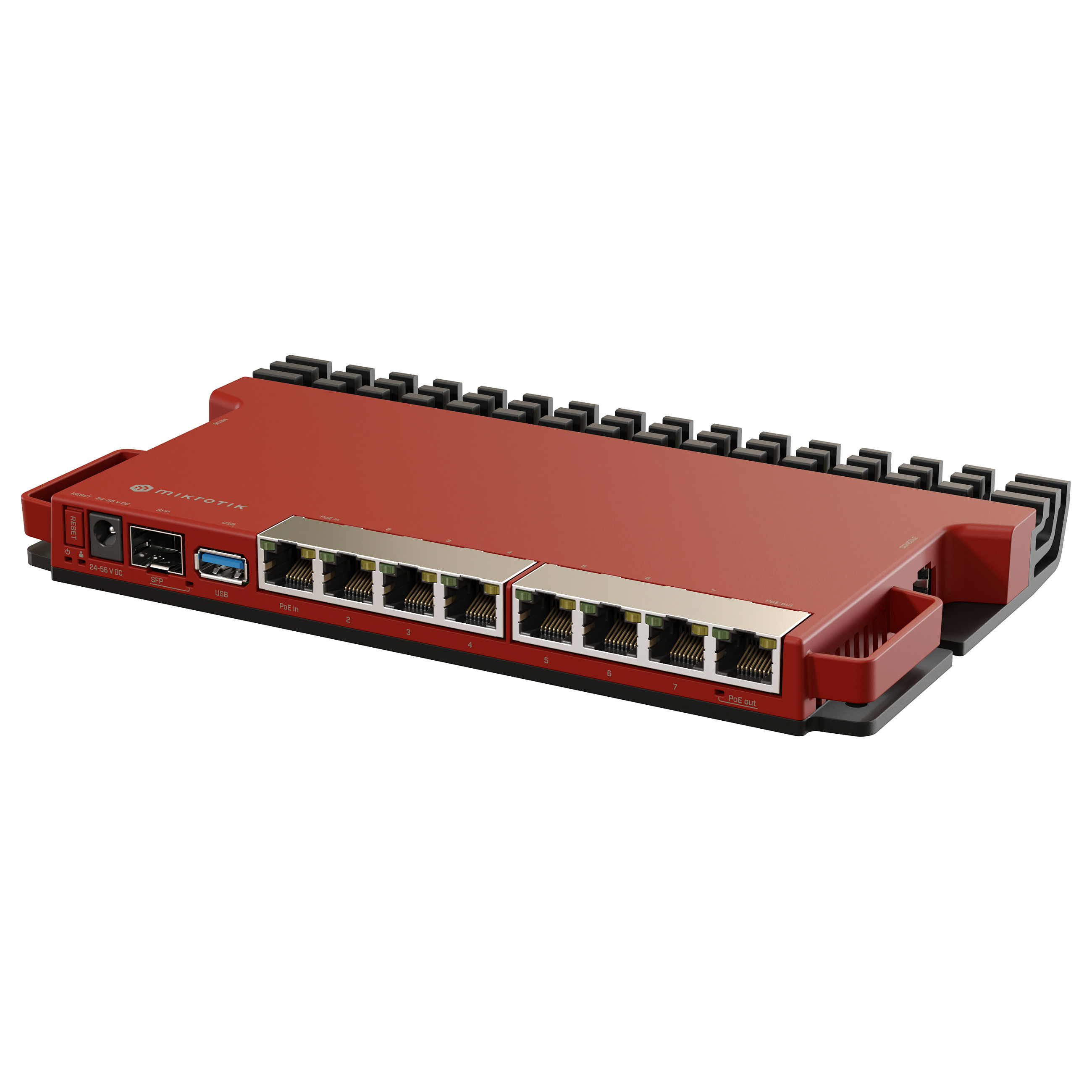 Router Mikrotik RouterBOARD L009UiGS-RM 800MHz CPU, 512MB RAM, 8×G-LAN, 1×2.5G SFP, USB, desktop/1U rackmount kućište-10