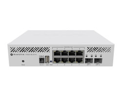 Switch Mikrotik CRS310-8G+2S+IN 800 MHz CPU, 256MB RAM, 8×2.5G LAN, 2×SFP+, RouterOS L5, desktop kućište