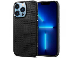 Spigen Liquid Air, zaštitna maska za telefon, mat crna - iPhone 15 Plus (ACS06650)