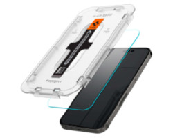 Spigen Glass tR EZ Fit HD, zaštitno staklo za telefon - iPhone 15 Plus (AGL06887)-0
