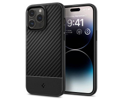 Spigen Core Armor, zaštitna maska za telefon, mat crna - iPhone 15 Pro (ACS06466)