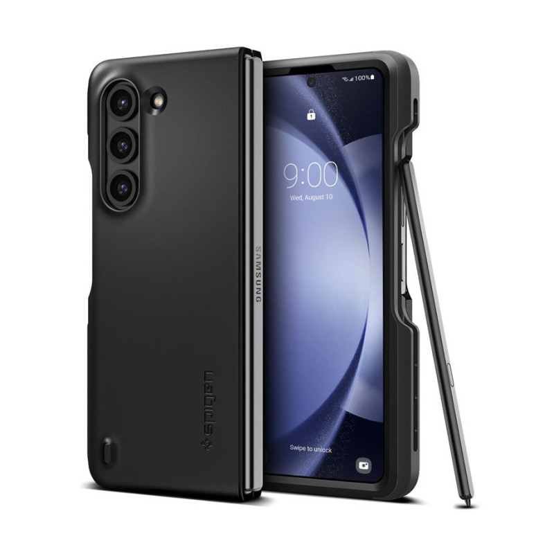 Spigen Thin Fit, P (S Pen), zaštitna maska za telefon crna - Samsung Galaxy Z Fold5 (ACS06209)-1