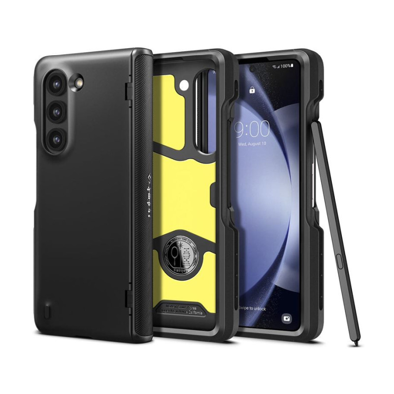Spigen Slim Armor Pro Pen Edition, zaštitna maska za telefon crna - Samsung Galaxy Z Fold5 (ACS06213)-1