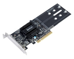 M.2 SSD adapter SYNOLOGY M2D18 (dual M.2, PCIe 2.0 x8, NVMe/SATA)-0