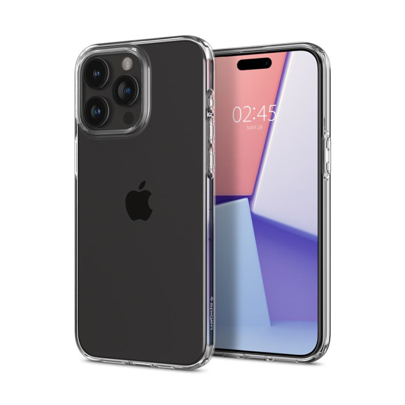 Spigen Liquid Crystal, zaštitna maska za telefon prozirna - iPhone 15 Pro Max (ACS06557)-1