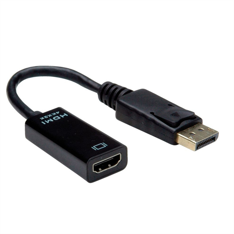 Roline VALUE adapter/kabel 4K DP - HDMI, M/F-4