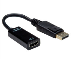 Roline VALUE adapter/kabel 4K DP - HDMI, M/F