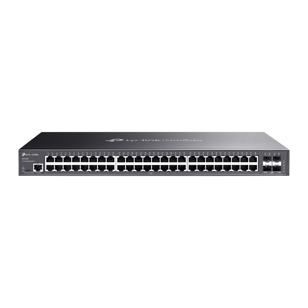 Preklopnik TP-LINK Omada JetStream TL-SG3452X 48-port Gigabit L2 Smart (48×G-LAN, 4×10G SFP+, 1U 19" rack-mount)-1