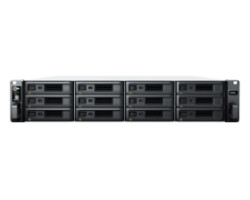 NAS server SYNOLOGY RS2423+ 12-bay (AMD Ryzen V1780B, 8GB DDR4, 2×1GbE/1×10GbE, Hot-Swap HDD)
