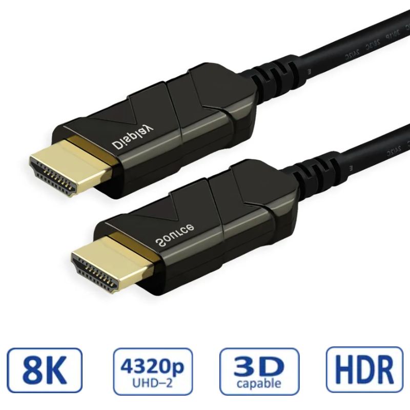 Kabel ROLINE Roline HDMI 8K Ultra HD aktivni optički kabel (20 m, HDMI 2.0, 7680x4320 @60Hz)-4