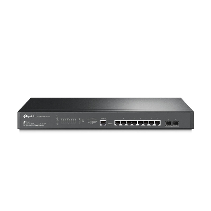 Switch TP-LINK Omada JetStream 8-port 2.5Gbit L2+ upravljiv PoE+ preklopnik (384W)-7